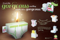 Ariel: scented clothes candles