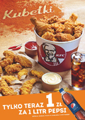 Kubeki KFC: Prawdziwy kurczak. Prawdziwy smak