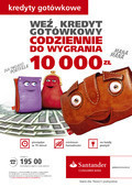 piewajce portfele reklamuj kredyt gotwkowy w Santander Consumer Banku