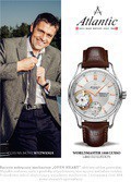 Krzysztof Hoowczyc reklamuje zegarki Atlantic