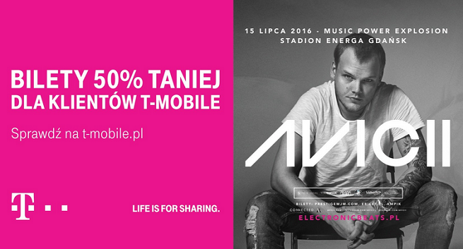 T-Mobile reklamuje się zniżką na bilety na koncert DJ Avicii (wideo) - wirtualnemedia.pl
