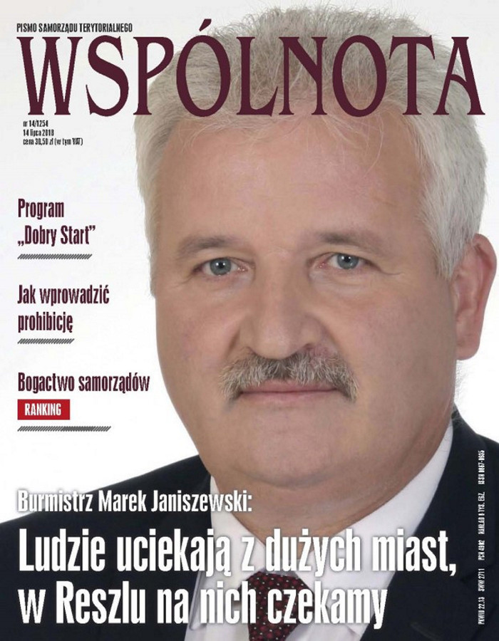 Pismo Samorządu Terytorialnego WSPÓLNOTA -                     14/2018                