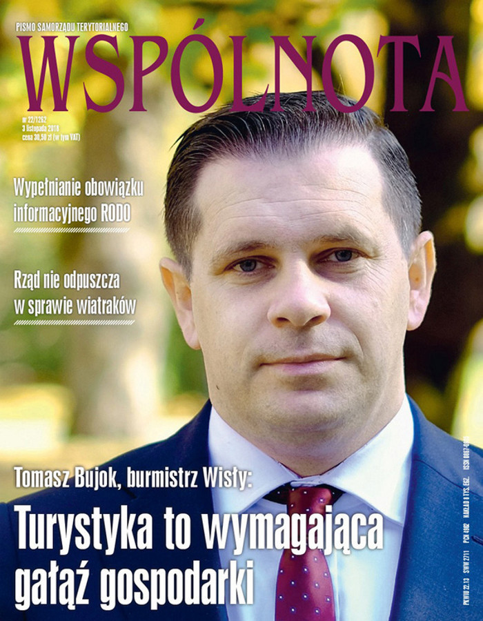 Pismo Samorządu Terytorialnego WSPÓLNOTA -                     22/2018                