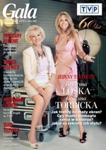 „Gala” na 60-lecie TVP, na okładce Krystyna Loska i Grażyna Torbicka