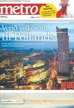 Specjalne wydanie „Metro” w Islandii