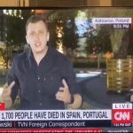 Wojciech Bojanowski w CNN, fot. Twitter Wojciecha Bojanowskiego