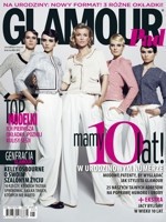 Urodzinowy „Glamour” z trzema okładkami z gwiazdami „Top model”