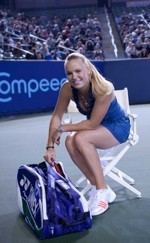 Karolina Woźniacka kręci klip