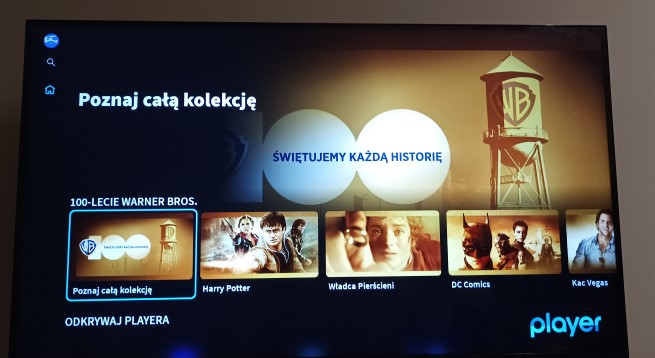 Aplikacja serwisu streamingowego Player na Smart TV odświeżona