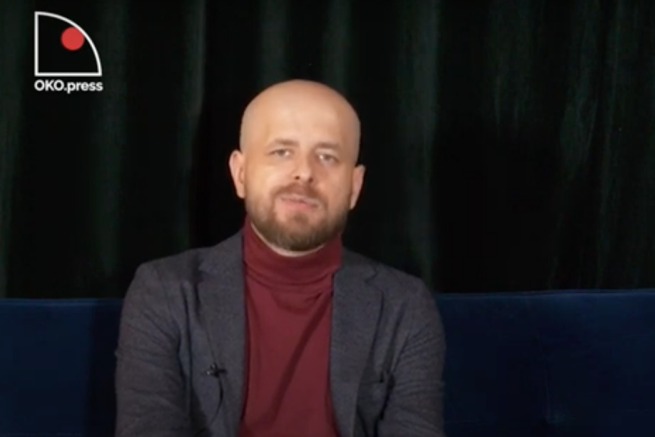 Michał Danielewski, fot. kadr z YouTube/OKO.press