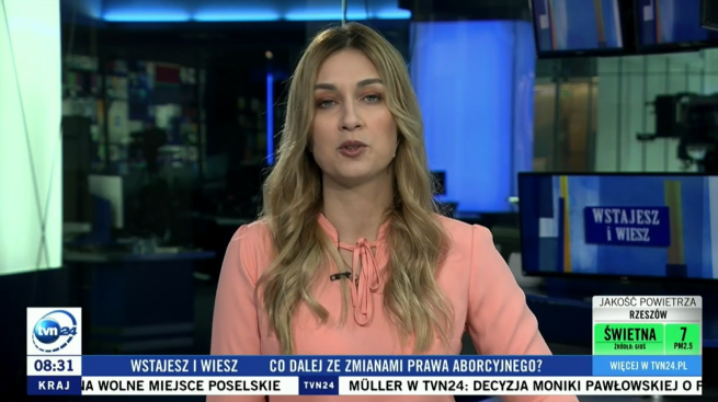 Olga Samsonowicz, (fot. TVN24, youtube.com/ten_prawdziwy)a