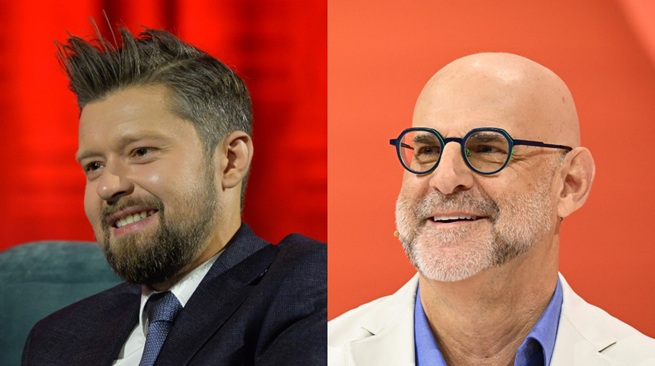 Remigiusz Mróz i Harlan Coben, fot. East News