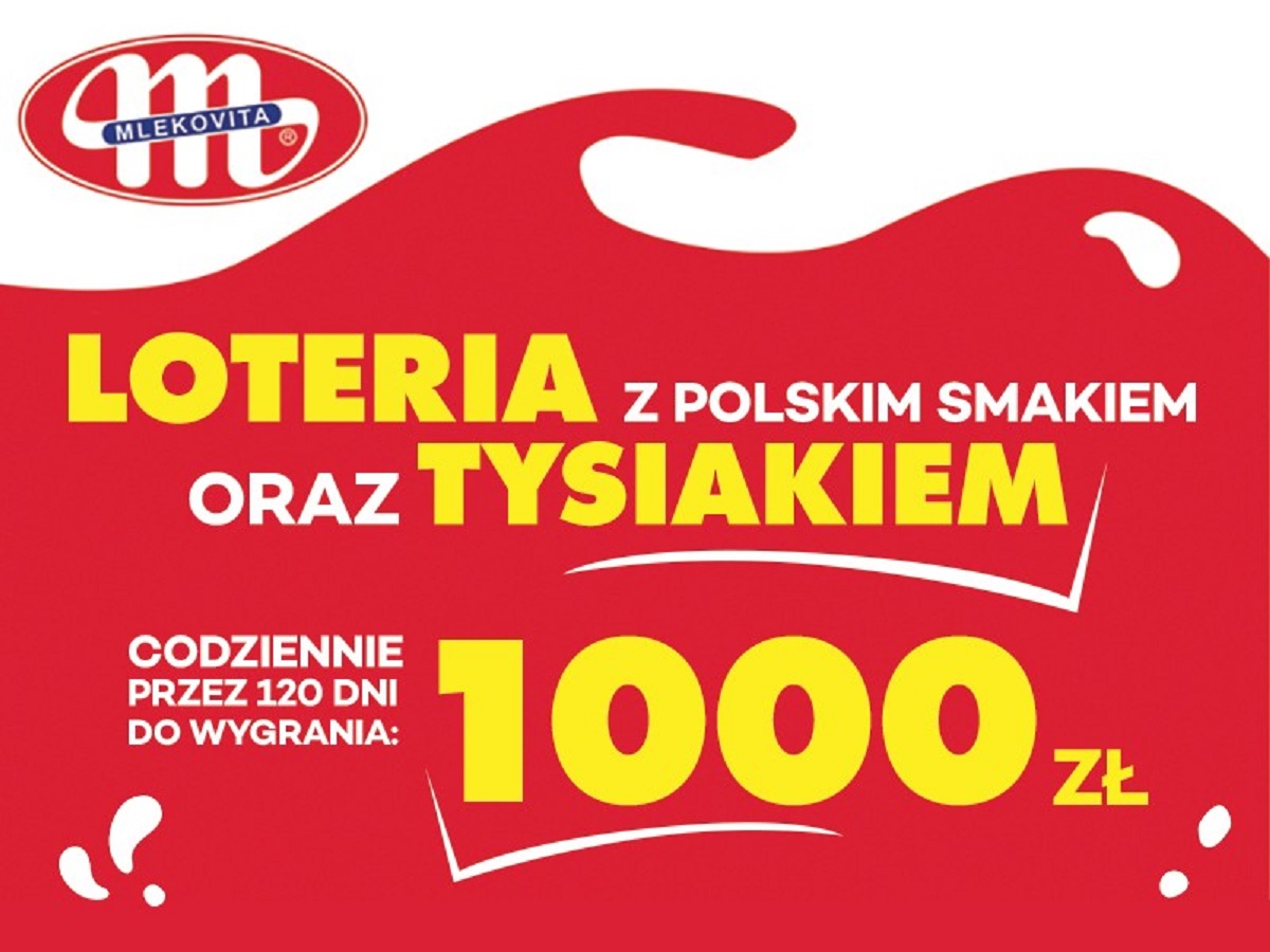 First Line Polska organizuje kolejną loterię dla produktów Mlekovity