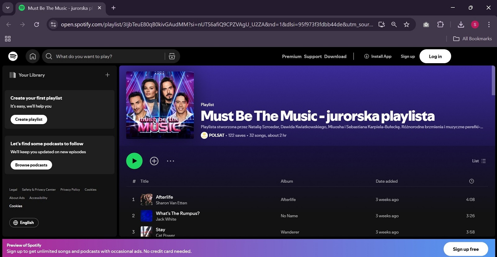 Polsat po raz pierwszy reklamuje się przy użyciu Spotify