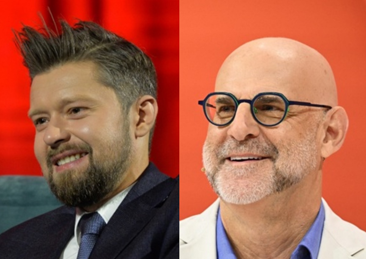 Remigiusz Mróz i Harlan Coben, fot. East News