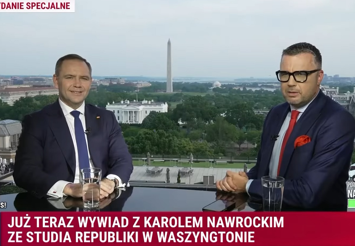 Karol Nawrocki w rozmowie w TV Republika
