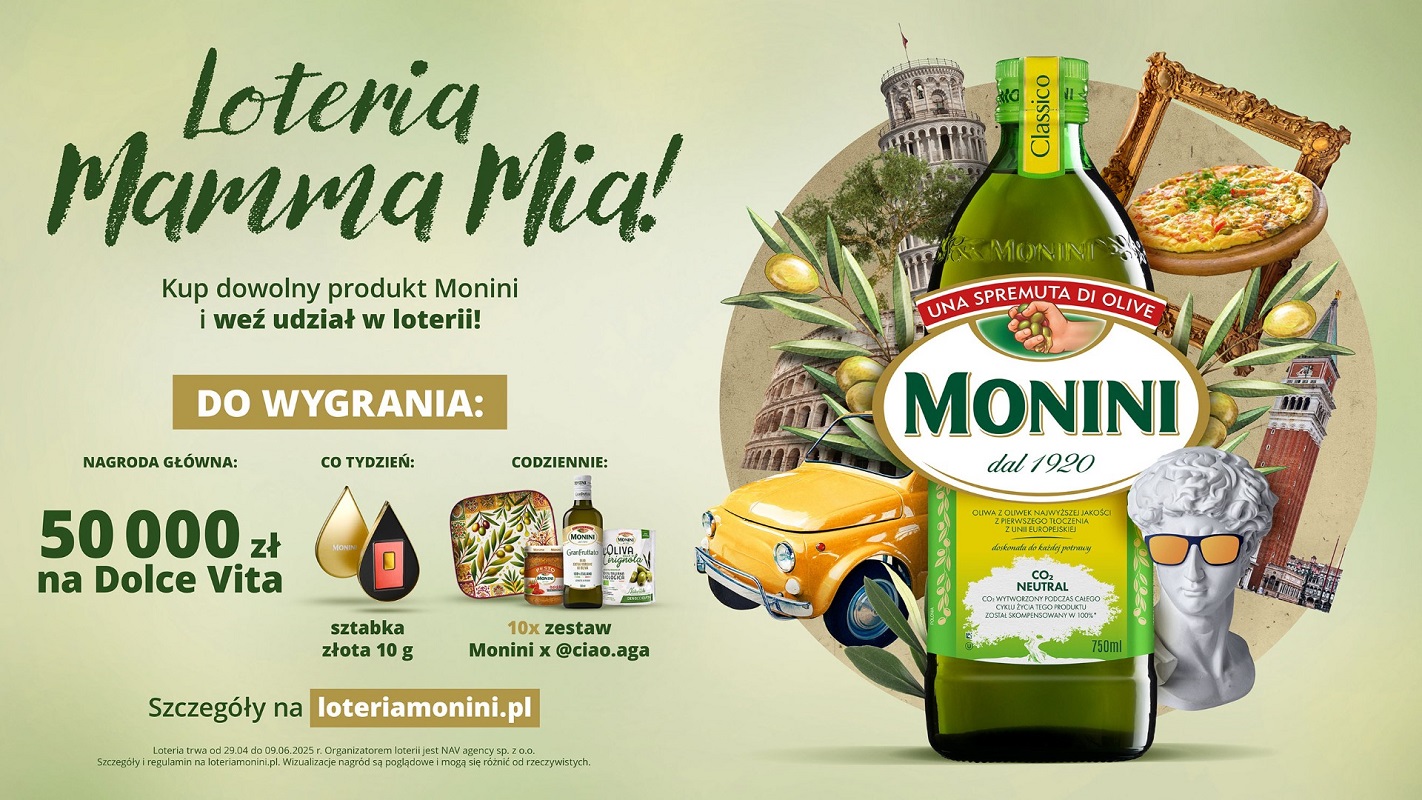 Monini premiuje zakupy nagrodami