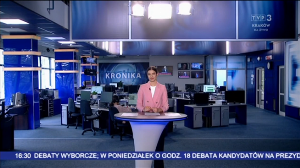 Kadr z programu TVP 3 Kraków 