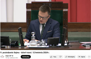 Posiedzenie Sejmu, fot. YouTube