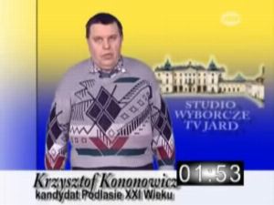 K. Kononowicz zasłynął filmem z kampanii na prezydenta Białegostoku/fot. PolishTV2