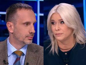 Janusz Kowalski i Kamila Biedrzycka, fot. screen z TVP Info