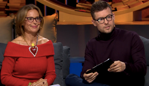 Agata Passent i Maciej Makselon, fot. TVP