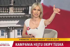 Magdalena Ogórek w telewizji wPolsce24