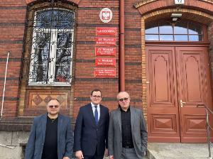 fot. archiwum prywatne / Daniel Sawicki, Łukasz Brodzik, Marek Poniedziałek