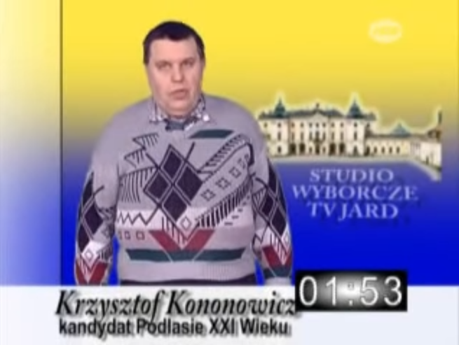 K. Kononowicz zasłynął filmem z kampanii na prezydenta Białegostoku/fot. PolishTV2