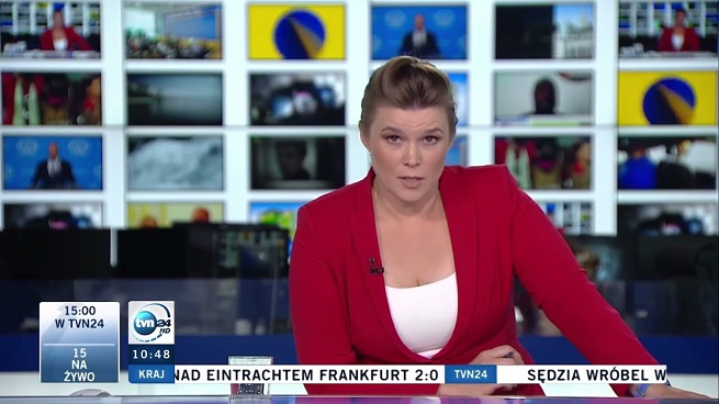 Anna Seremak z TVN24 (fot. screen z YouTube'a)
