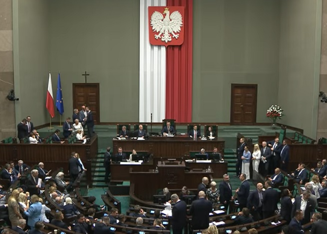 Posiedzenie Sejmu, fot. screen z youtube / Sejm RP