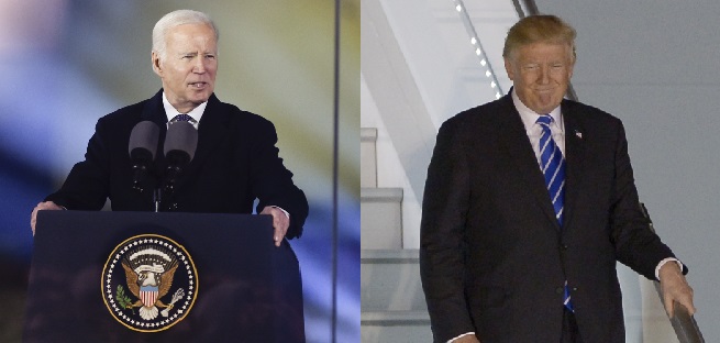 Joe Biden i Donald Trump (fot. Niemiec/AKPA)