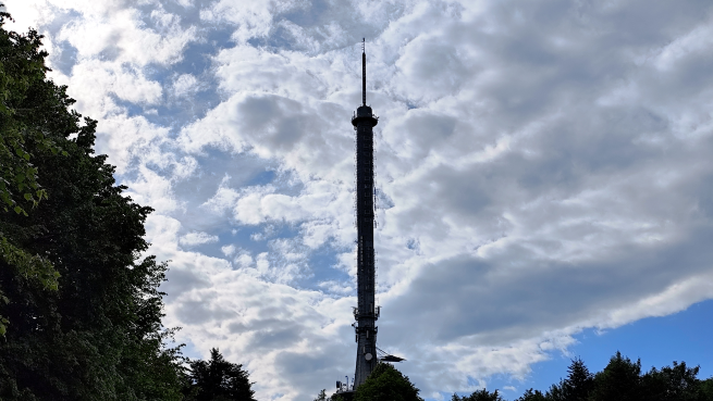 Jeden z obiektów nadawczych Emitela (fot. Adrian Gąbka)