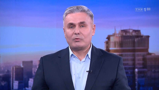 Marek Czyż w TVP, Fot. Wirtualnemedia.pl