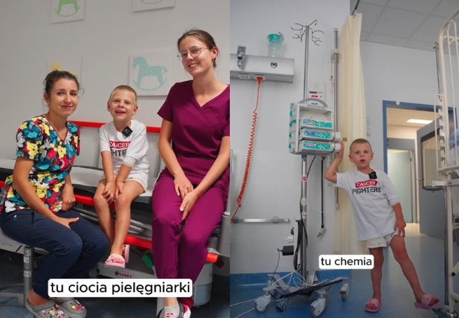 fot. skriny Fundacja Onkologiczna Cancer Fighters, TikTok