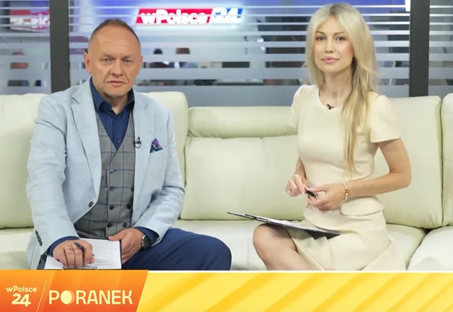 Rafał Porzeziński i Magdalena Ogórek w 