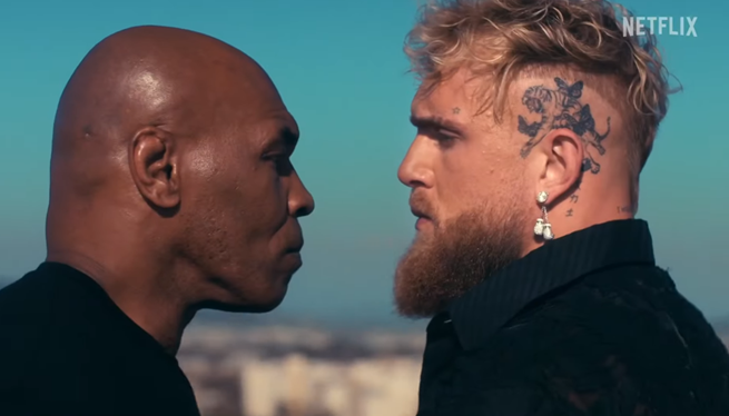 Mike Tyson i Jake Paul, fot. Netflix