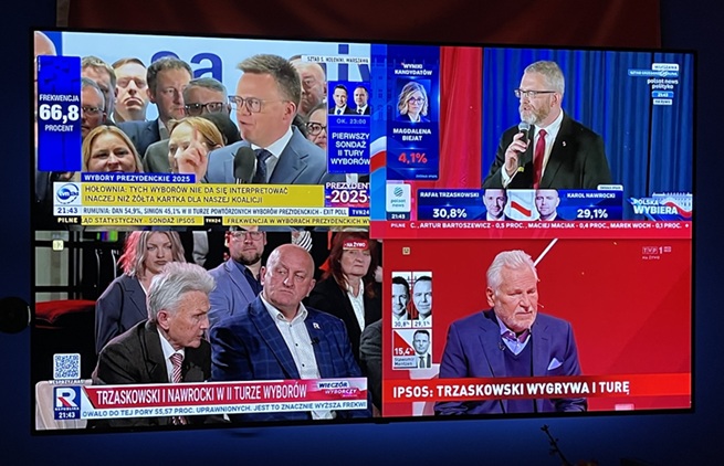 Sondażowe wyniki wyborów przyciągnęły miliony widzów. TVN24 przed Republiką
