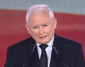 Jarosław Kaczyński na konwencji PiS w Katowicach