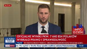 Miłosz Kłeczek z TVP Info