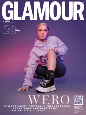 Okładka marcowego wydania „Glamour”