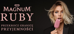 Anja Rubik w reklamie lodów Magnum Ruby