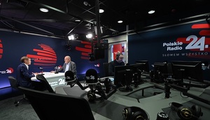 Nowe studio Polskiego Radia 24, fot. Cezary Piwowarski/PR