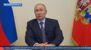 Władimir Putin na antenie Pierwyj Kanał