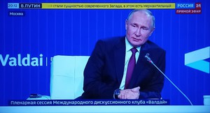 Władimir Putin w telewizji Rossija 24