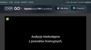 Awaria na stronie stream.tvp.pl