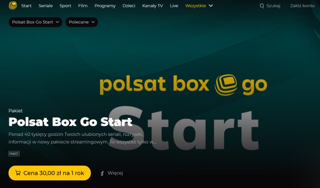 Tani pakiet Polsat Box Go 