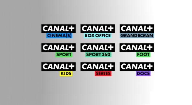 Nowe logotypy Canal+ we Francji