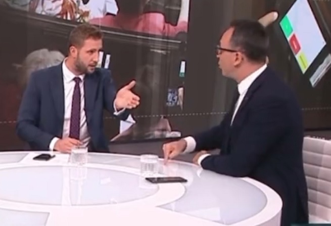 Miłosz Kłeczek i Dariusz Klimczak, fot. screen z TVP Info