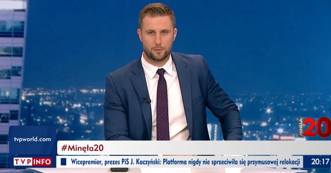 Miłosz Kłeczek z TVP Info